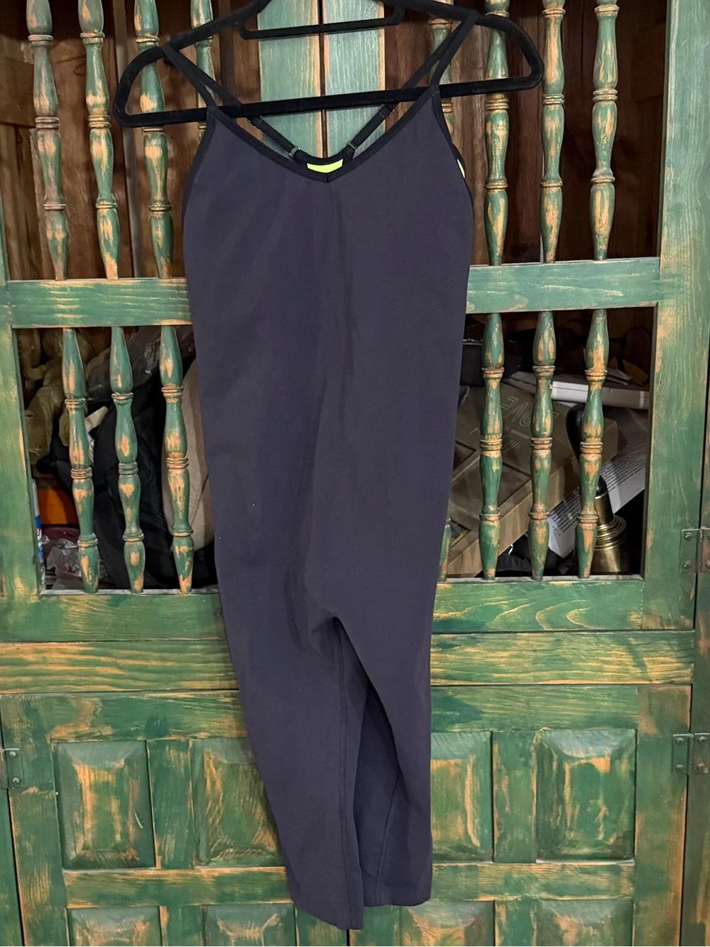 NWOT Nike Bodysuit with Neon Built-in Sports Bra - M